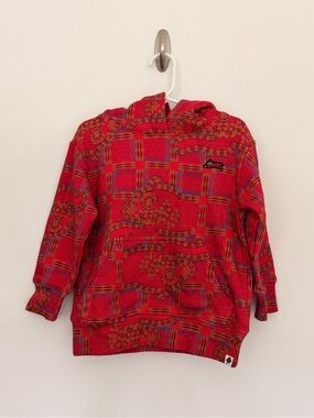 Ice Cream Toddler Kids Red Patterned Hoodie Sweatshirt w Dog Nordstrom Unisex 3T